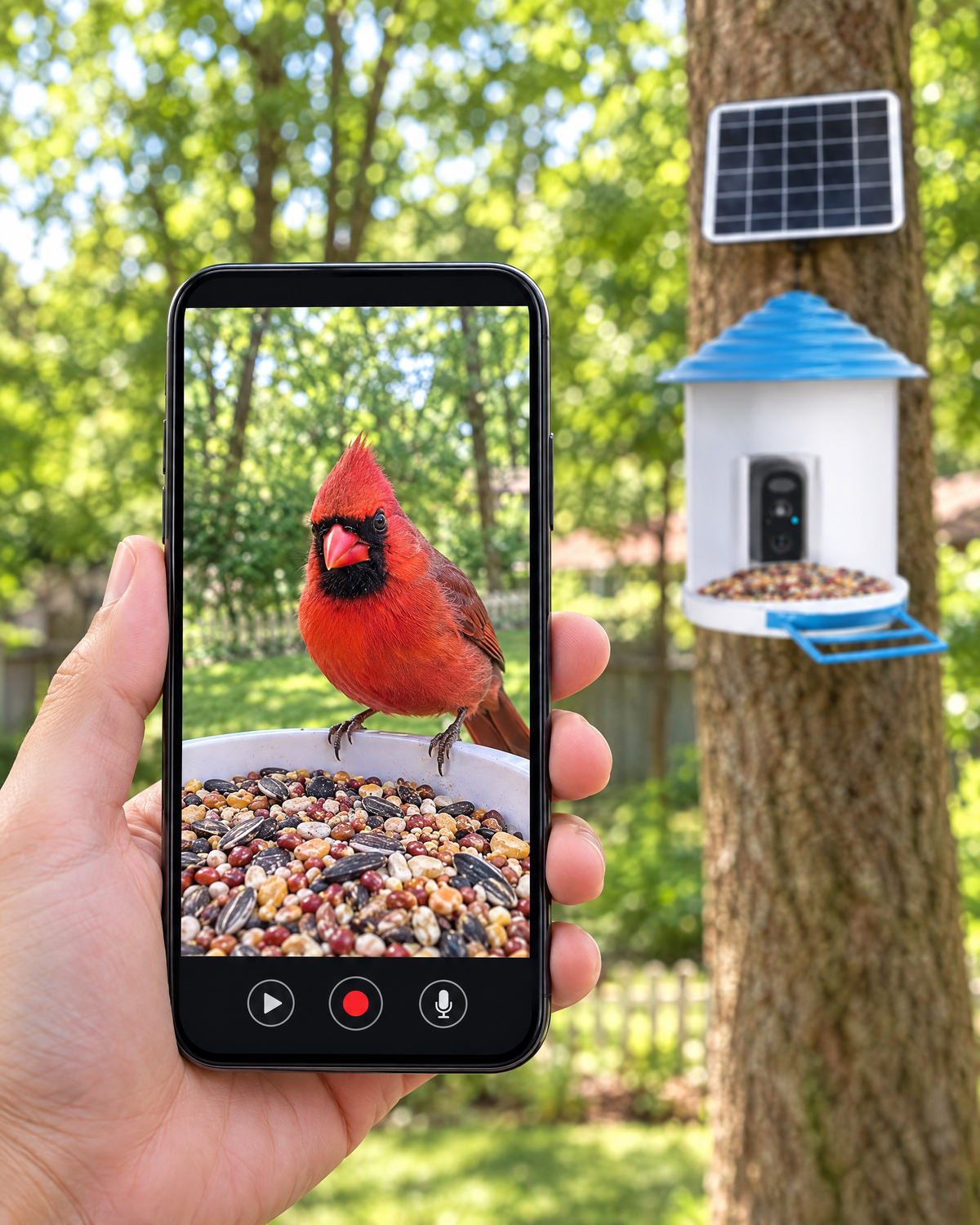 WrenView Solar Camera Bird Feeder